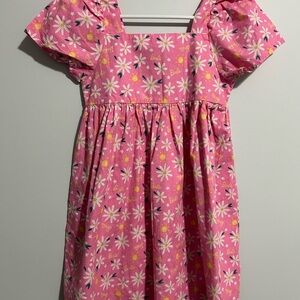 Barbie Pink Daisy Print Casual Dress Y2K